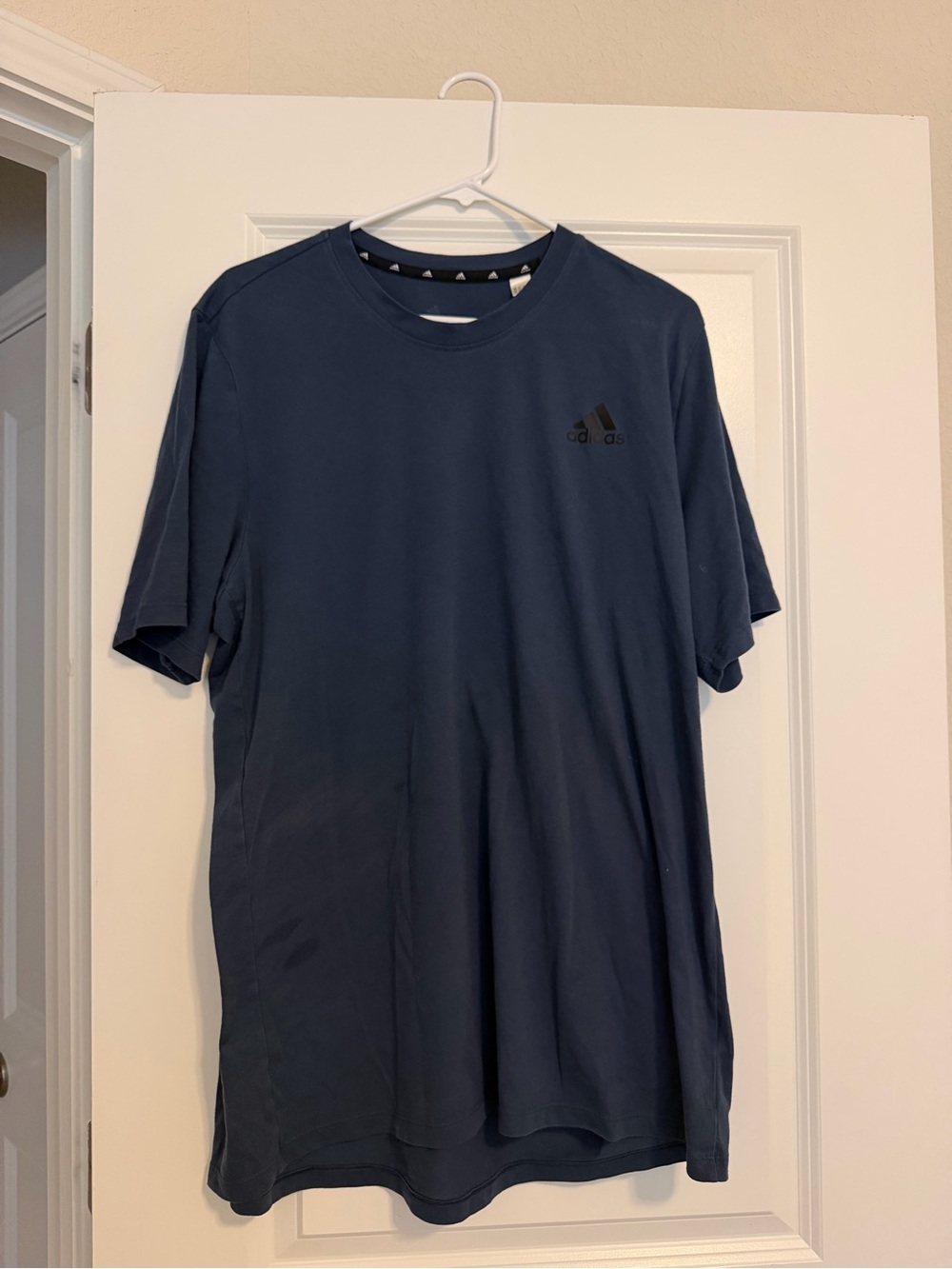 adidas Men's Navy Short Sleeve Crew Tee